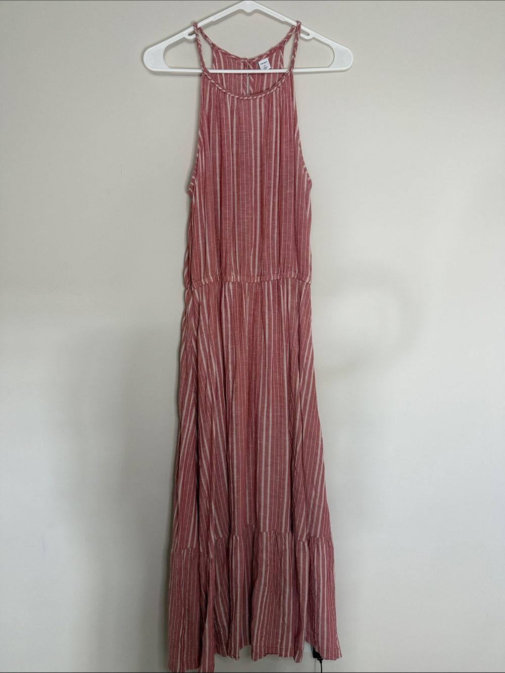 Old Navy Sleeveless Striped Maxi Dress - Rose Stripe
